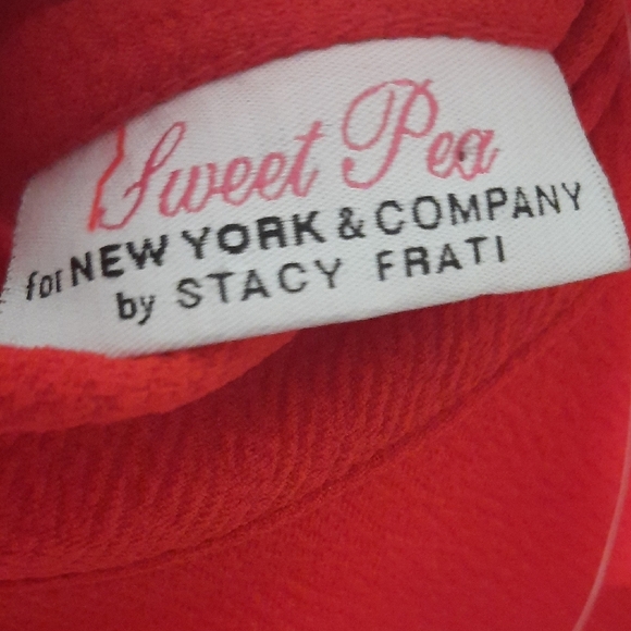 Sweet Pea Vibrant Red Muscle Tee - Picture 2 of 8